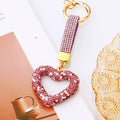 Open Crystal Heart Keychains in Eight Colors plus Assorted Option view 10