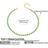 TXP138 Green-Gold Necklace