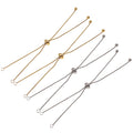 Gold-Tone Adjustable Slider Chain Jewelry Findings with 5 Listed Options view 5