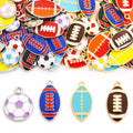 Football and Soccer Ball Enamel Charm Collection for Jewelry Making view 4