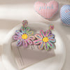 Multicolor Woven Daisies