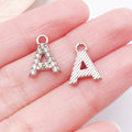 Metallic Alphabet Letter Metal Charms with 54 Listed Options view 8
