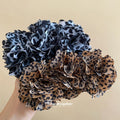 Leopard Print Fabric Petal Twist Hair Clip 2 Styles view 4