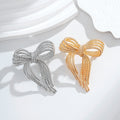 Ribbon Bow Two Designs Metal Brooch Pin for Jackets and Lapels view 5
