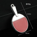 Silver Tone Alloy Table Tennis Racket Charm Pendant Two Styles view 3