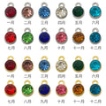 Mini Gold-Tone Birthstone Metal Charms with 2 Listed Options view 1