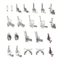 Antique Silver Guitar Metal Charms with 11 Listed Options view 5