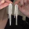Silver Crystal Fringe