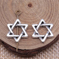Open Star Metal Beads in 1 Metal Finish for Jewelry Making view 2