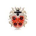 Ladybug Enamel Three Designs Metal Brooch Pin for Jackets and Lapels view 1