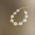 Shell Chip Beaded Bracelets Four Styles Cream Multicolor Disc view 8