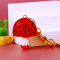Jelly Crystal Mushroom Keychains in Five Colors plus Assorted Option view 8