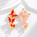 Butterfly Enamel Two Designs Metal Brooch Pin for Jackets and Lapels view 4