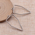 Open Tapered Shield Resin Frame Charms in 4 Finishes for Jewelry Making view 2