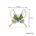 Gold Tone Silver Tone Butterfly Three Designs Metal Brooch Pin view 2
