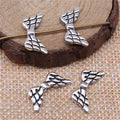 Feathered Wing Spacer Beads in Detailed Metal Finishes for Jewelry Making view 2