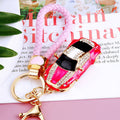 Jeweled Sports Car Keychains with Braided and Bare Wrist Loops view 7