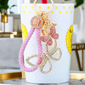 Large Openwork Butterfly Keychains with Fortune Loops and Loop Only Options view 3
