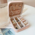 Compact Square Travel Jewelry Case in Three Colors view 6