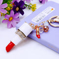 Mixed Jeweled Lipstick and Perfume Bottle Keychains in Nine Configurations view 11