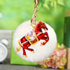 Red-Horse White-Pompom