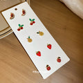 Ten Piece Colorful Fruit Motif Stud Earring Set Jewelry Accessory view 4