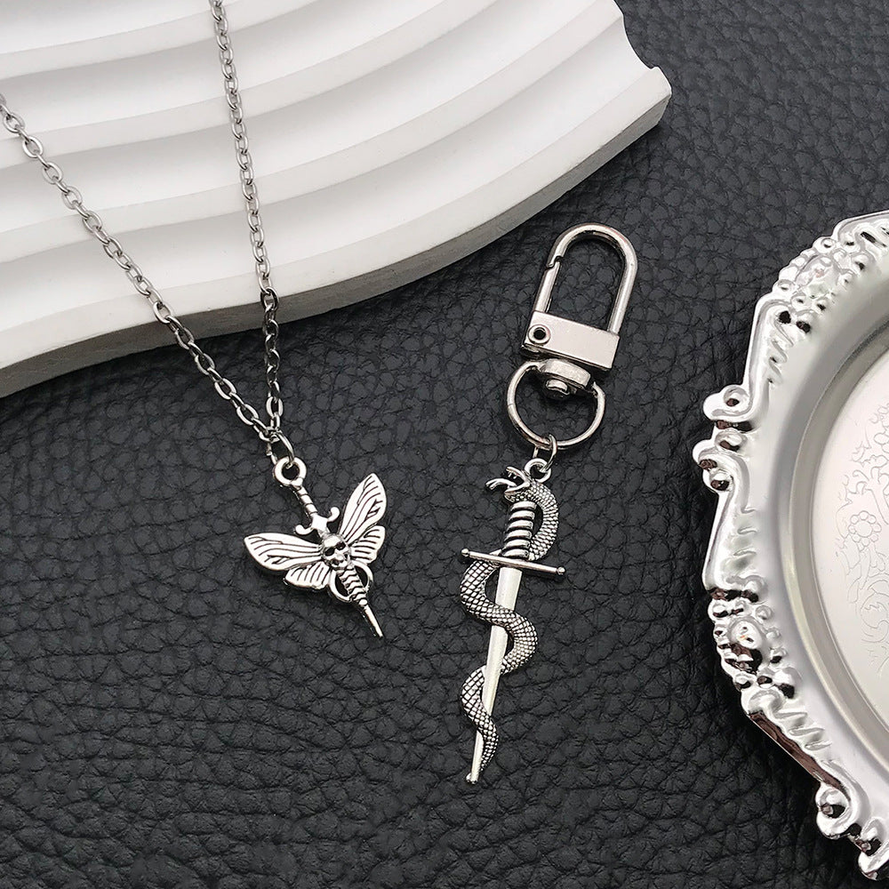Antique Zinc Alloy Sword Long Sword Rapier Weapon Charm Pendants for DIY Jewelry Making