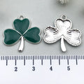 Green Four-Leaf Clover Metal Charms with 14 Listed Options view 9