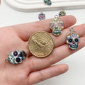 Iridescent Skull Metal Charms with 18 Listed Options view 2