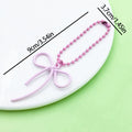 Butterfly Charm Keychains Featuring Magenta Bow Across 17 Pictured Variations view 12