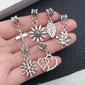 Antique Silver Heart and Star Metal Charms with 2 Listed Options view 3