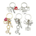 Medical Charm Keychains in 14 Pictured Variations for Bags and Keys view 5