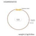 Slim Crystal Tennis Bracelet in Four Colors and Three Lengths view 6