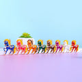 Jeweled Gem Stallion Keychains in Eight Colors plus Assorted Option view 2