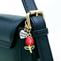 Thank You Heart And Tulip Metal Charm With Lobster Clasp, 6 Colors view 4