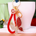 Filigree Crystal Butterfly Keychains in Five Colors with Fortune Loops view 8