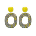 Thirty-One Colorful Novelty Pattern Statement Earrings view 5