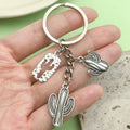Cactus Charm Keychains in 25 Pictured Variations for Bags and Keys view 1