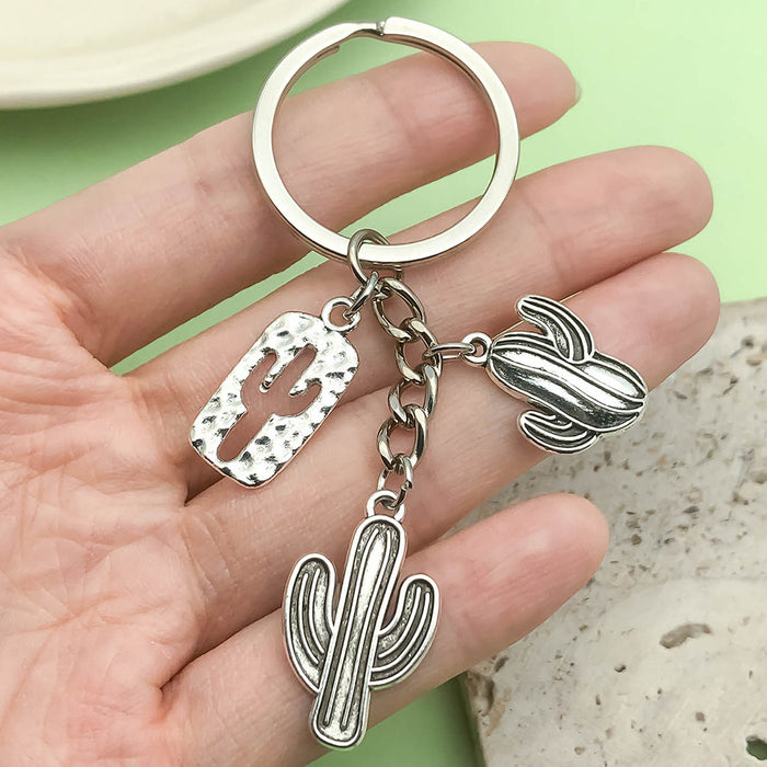 Cactus Charm Keychains in 25 Pictured Variations for Bags and Keys