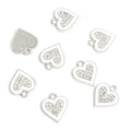 Enamel-Look And Crystal-Accented Black Gold Heart Alloy Charms in 12 Styles view 10