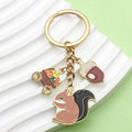 Metal Keychains in 8 Harvest, Pink Ribbon and Tree Charm Styles view 3