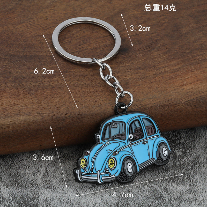 Metal Car Model Keychain Pendant for Porsche 911 or VW T1