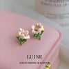 White Green Flower