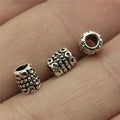 5x5x6mm 0.4g Multi-Color Zinc Alloy Round Large Hole Spacer Beads for DIY Bracelet Jewelry Making