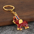 Thai Elephant Zinc Alloy Souvenir Gift Keychain Bag Charm