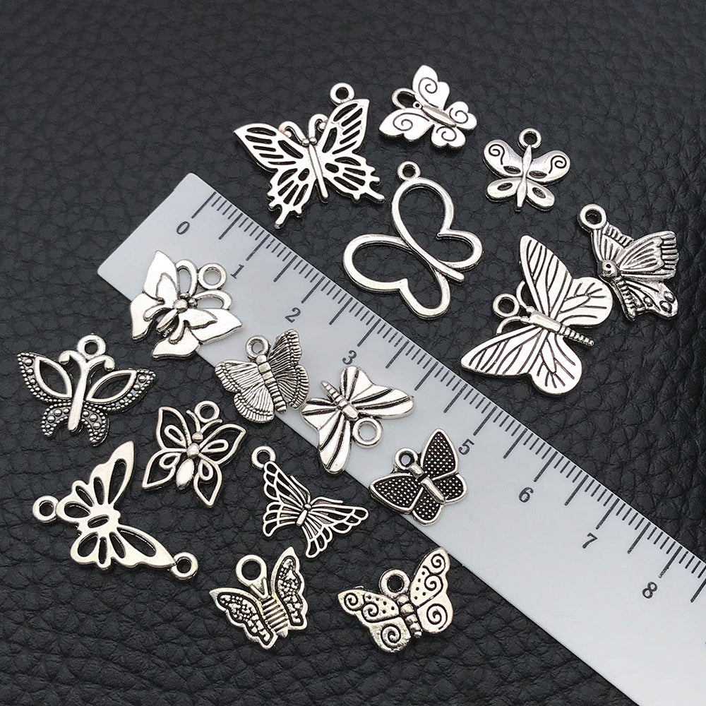 Zinc Alloy Hollow Butterfly Charm Pendant for DIY Necklace Earring Bracelet Jewelry Making
