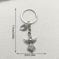 Cross and Angel Charm Keychains in 26 Pictured Variations for Bags and Keys view 7