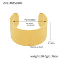 Wide Open Cuff Bangle Bracelet Embossed Pattern Armband Styles view 10