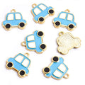 Enamel-Look Silver Gold Car Alloy Charms in 10 Styles view 2