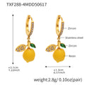 Yellow Lemon Resin Earrings Studs Huggies Daisy Drop Styles view 6
